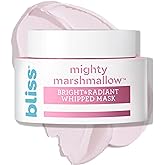 Bliss Mighty Marshmallow + Vitamin C Whipped Mask - Brighten & Hydrate Skin with Marshmallow Root, Vitamin C Powerhouse Blend, Zinc PCA and Olive Leaf Extract - 1.7 Oz