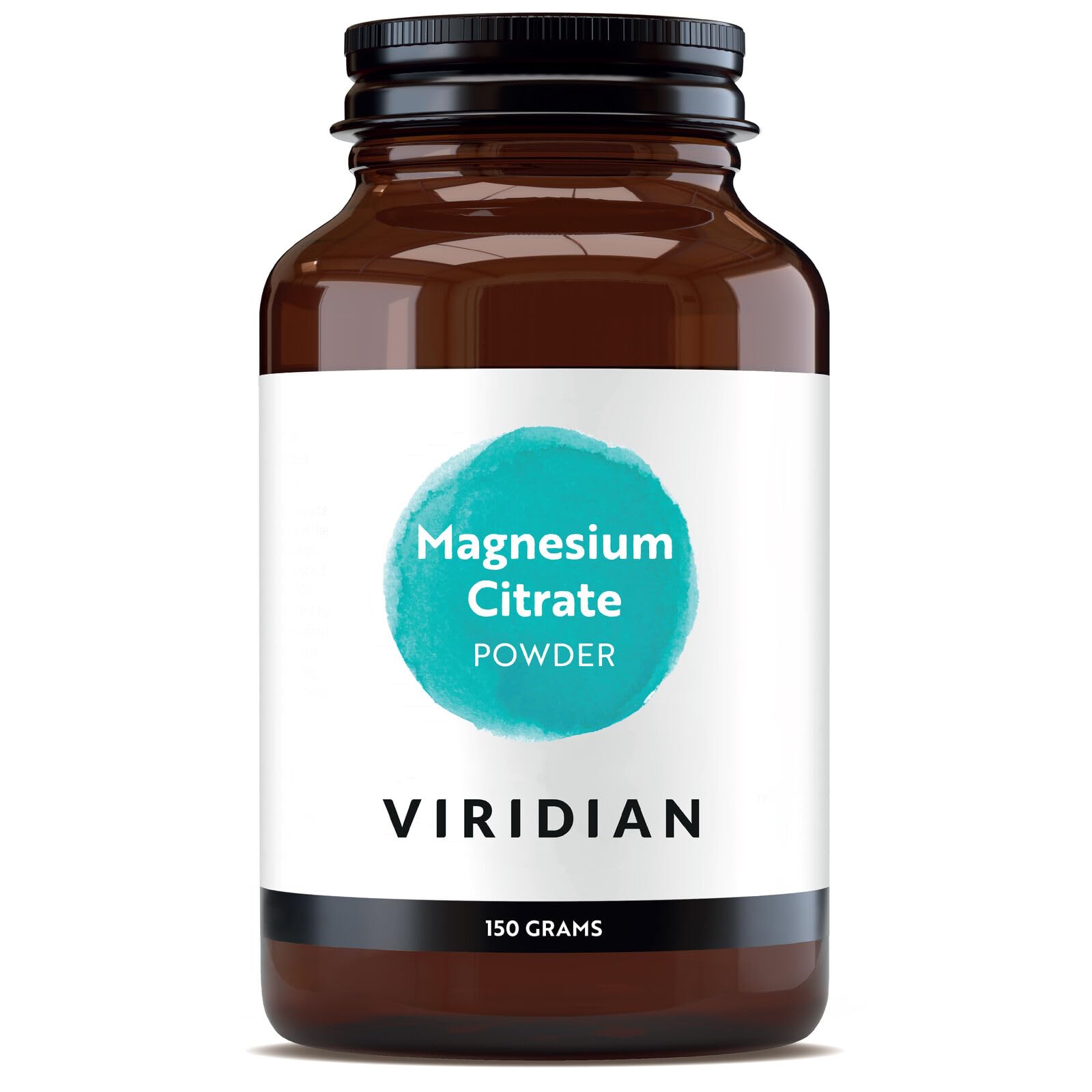 Viridian - Magnesium Citrate Powder, 150g | Highly Absorbable Magnesium | Supports Energy, Muscle Function & Bone Health | Easy to Mix | 100% Active Ingredients | Nutritionist Formulated