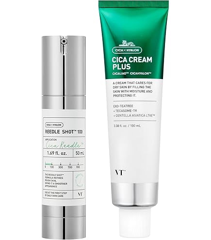 Amazon.com: VT COSMETICS CICA Reedle Shot 300 & 700 Essence +