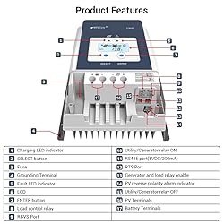 EPEVER 50A MPPT Solar Charge Controller