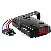 briidea Trailer Brake Controller, Time-Delay Brake Controller for 1-4 Axle Trailers, Safety Protection with Overload/Short-Ci