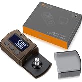 Neoteck Digital Turntable Stylus Force Scale Gauge 0.01g/5.00g Black LCD Backlight for Tonearm Phono Cartridge-Brown