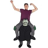 Morph Frankenstein Piggy Back Costume Adult, Ride on Frankenstein Costume, Piggyback Ride Costume, carry me costume adult