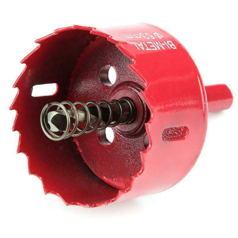 M42 HSS Hole Saw Cutter BI-Metal Wood Hole Saws Bit Tooth Cutting Heavy Duty Hole Saw Cutting in Wood, Plastic, Drywall and Metal Sheet 135mm