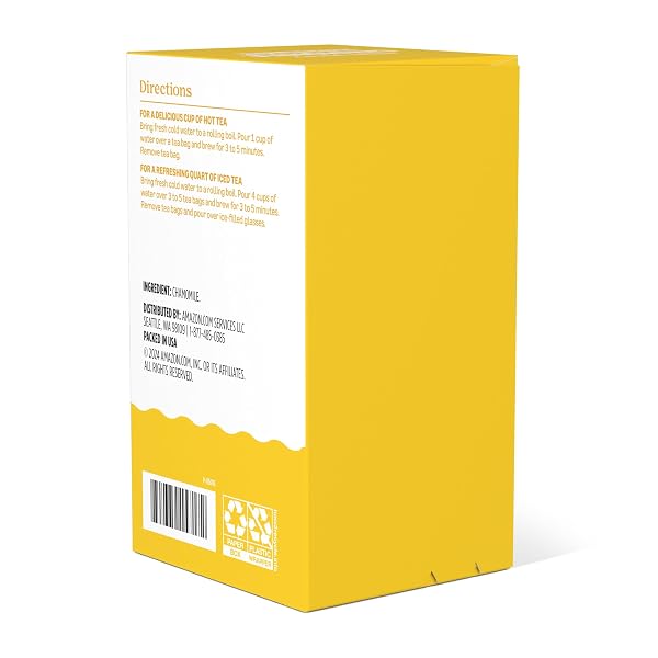 AMAZON GROCERY, CHAMOMILE HERBAL TEA BAGS, 20 CT