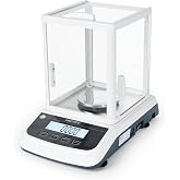 LACHOI Lab Analytical Balance 0.001g*100g Accuracy Precision Scale 0.001g | Lab Scale 0.001g Accuracy LCD Display With windshield RS232 Interface lab scale for pharmacy jewelry weighing