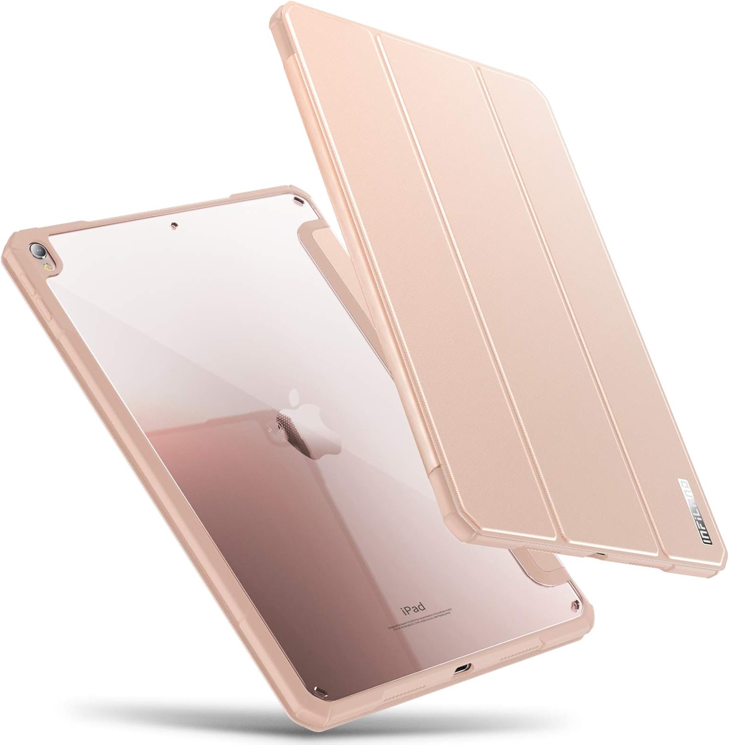 Amazon Com Infiland Ipad Air 3rd Generation Ipad Pro 10 5 Case Shockproof Ultra Slim Lightweight Rugged Protective Cover Case With Transparent Back For 10 5 Inch Ipad Air 2019 Ipad Pro 2017 Pink