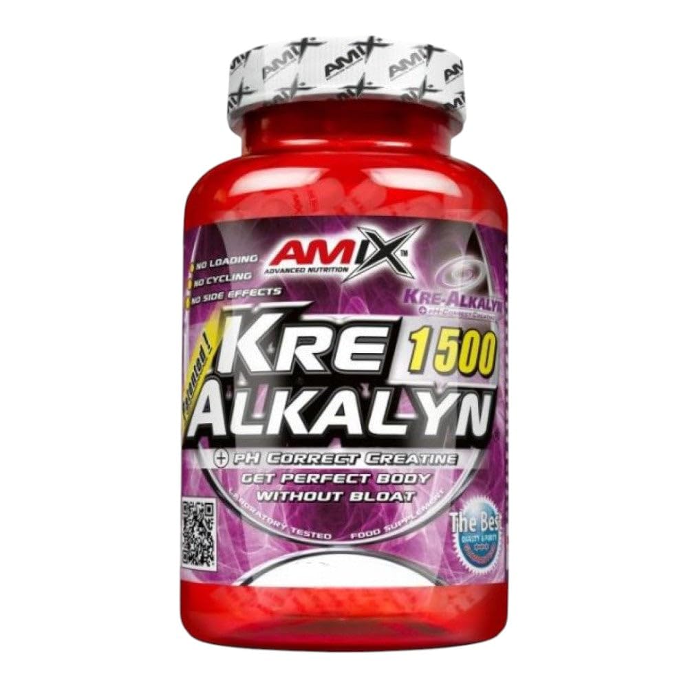 AMIX - Creatine Monohydrate - Kre-Alkalyn - 150 Capsules - Ideal for Athletes - Supplement to Increase Strength - Improved Absorption - Proteins to Increase Muscle Mass