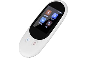 Smart Voice Translator, 52 Languages and 74 dialects Real Time Translator with 2.4-inch IPS LCD,Support Speaker,MiC