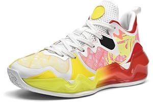 DHOVOR Boys Girls Basketball Shoes Kids Fashion Sneakers Basketball Trainers Non-Slip Sports Shoes for Girls Indoor and Outdo