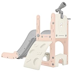 Virubi 5 in 1 Toddler Slide Playset, Climbing Toys