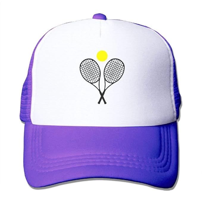 Unisex Trucker Hat Tennis Racket Ball Mens Adjustable Mesh #womens #tennis #racket Unisex Trucker Hat Tennis Racket Ball Mens Adjustable Mesh