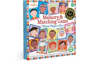 eeBoo: I Never Forget a Face, Memory & Matching Game, Developmental and Educational, 24 Pairs to Match, Single or Multiplayer Function, for Ages 3 and up