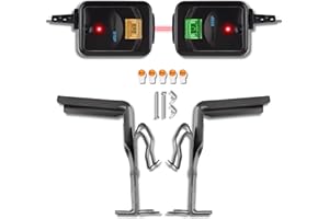 820CB Safety Sensor Eyes Brackets Kit, Compatible with Liftmaster Sears Craftsman Chamberlain Garage Door Openers After 1997,