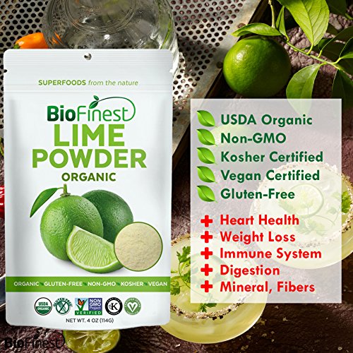image for Biofinest Lime Powder - 100% Pure Freeze-Dried Antioxidants Superfood 