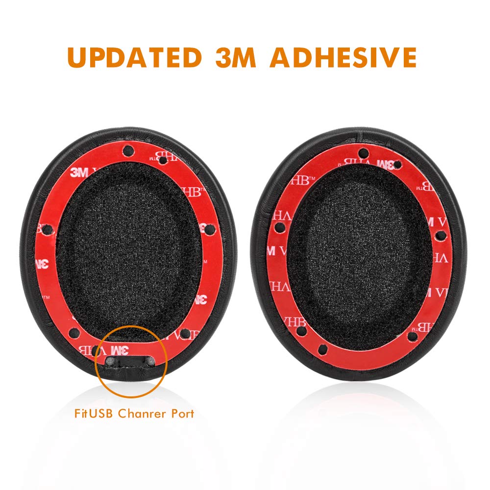 Beats Studio Replacement Ear Pads by Haino- Extreme Comfort Beats Cushions Replacement kit Noise Isolation Adaptive Memory Foam Ear Cover for Beats Studio 2.0 & 3.0 Wired/Wireless B0500 / B0501