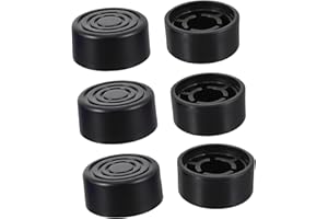 MOTHNUR 6pcs Black Plastic Caps for Guitar Pedal Footswitches Effect Caps Covers Compatible with Electric Guitar Pedal Access