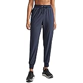 CRZ YOGA Women's Lightweight Workout Joggers 27.5" - Travel Casual Outdoor Running Athletic Track Hiking Pants with Pockets