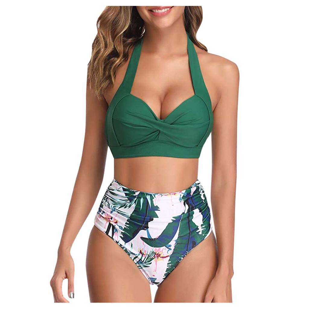 dark green bikini set