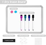 VUSIGN Small White Board 22x28 cm Magnetic Dry Erase Board with Markers view 6