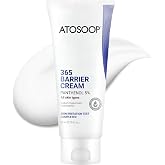 ATOSOOP 365 Barrier Cream, 5% Panthenol &amp; Ceramide for Sensitive Dry Skin | 5% (50,000ppm) Panthenol, Vitamin B5, Daily Face Moisturizer, Lasting Hydration, Soothing, Korean Skincare, 80ml/2.70 fl. oz.