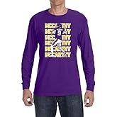 Long Sleeve Purple Minnesota JJ McCarthy Text Pic T-Shirt