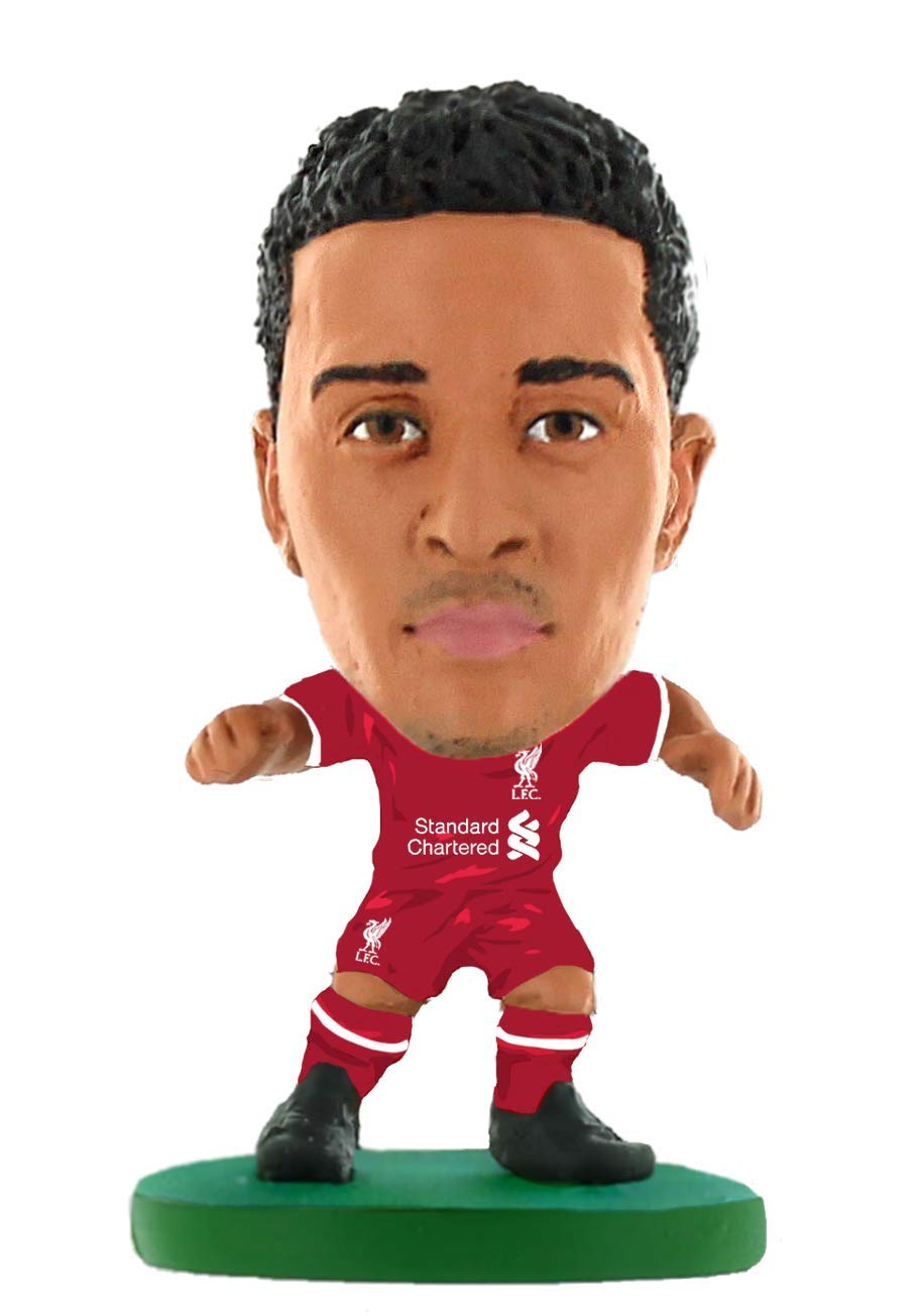 SoccerStarz Liverpool Thiago Alcantara Home Kit (2021 Version) /Figures, - Liverpool Thiago Alcantara