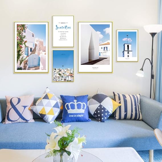 LYCIL PVC Impermeable Marcos De Fotos,Creativo Pegatinas De Pared Marco