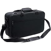 Tosnail 600D Water-resistant Foam Cotton Padded Clarinet Case, Clarinet Gig Bag