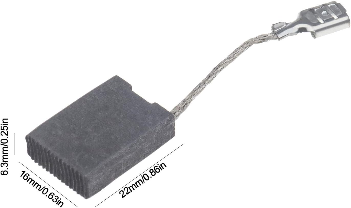 OTOTEC 2 works of Angle Grinder Carbon Brushes 1607014171 with Auto Cut Off 22x16x6.3mm Compatible with Bosch GWS 18-230 GWS 19-230 GWS 20-230 H GWS 21-230 - Image 5