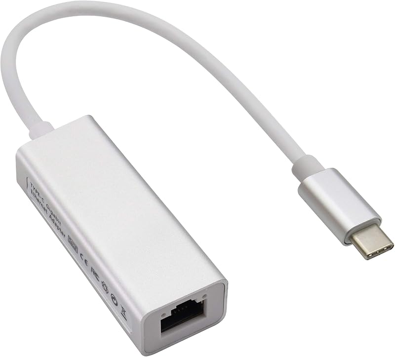 zdyCGTime USB C to RJ45 Gigabit Ethernet Adapter 1000Mbps LAN Network Cable