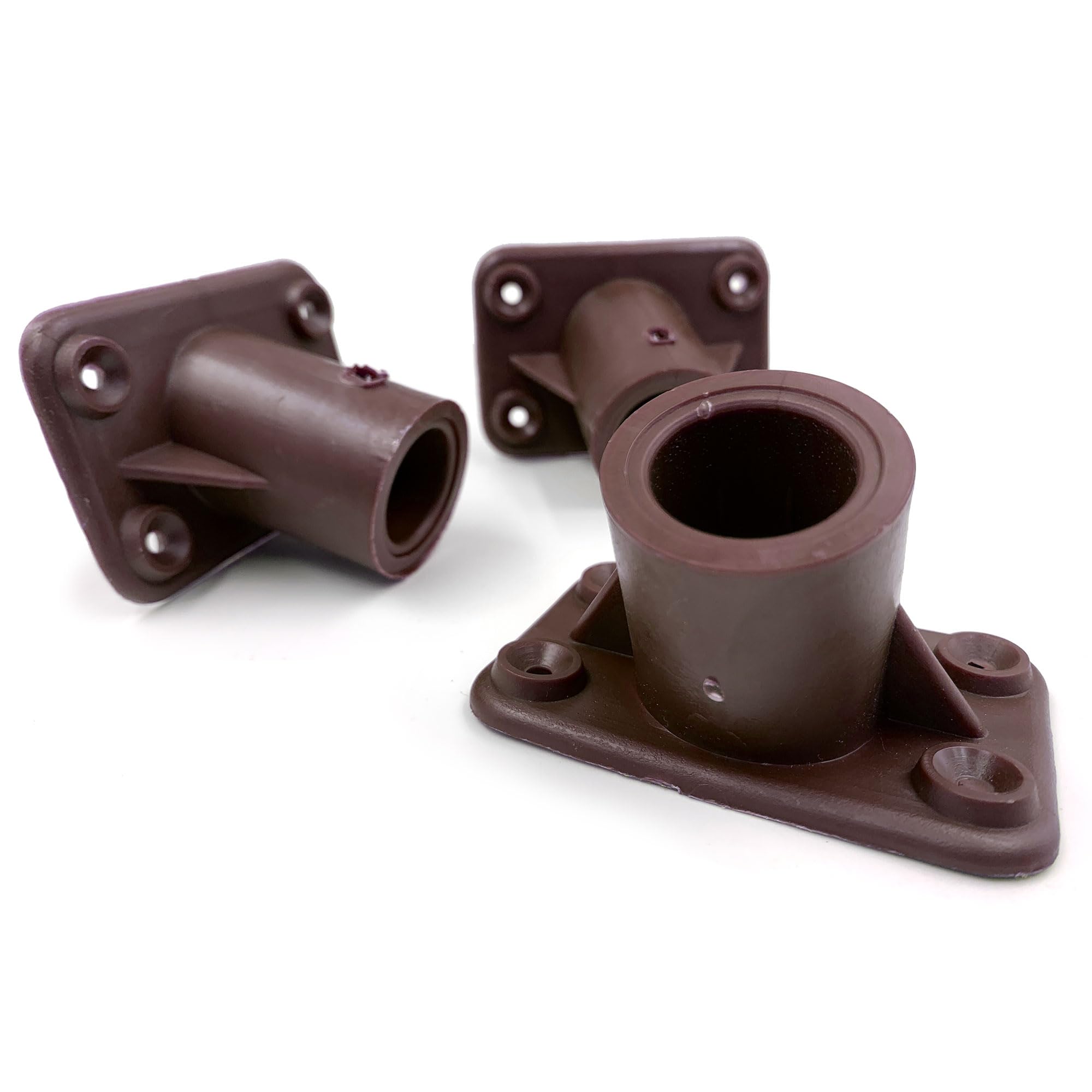 TDBS 3-Pack Plastic Broom Bracket, Heavy Duty, 15/16” (23mm to 24mm) Broom Head Support