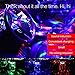 Mini Disco Light, YHone Sound Activated Multi-Coloured Battery Operated Disco Ball Light,Car Decoration Light, Led Stage Light,Christmas Lights,Halloween Party Light (Portable Battery Powered)