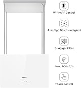 CIARRA Island Cooker Hood 48cm 700 m³/h LED WiFi Touch Control CBCS4850 view 2