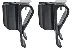 PCTC Golf Club Bag Clips On Putter Clamp Holder Organizer Value Durable Plastic Black Putting Clip Golf Accessories for Men Women Golfer