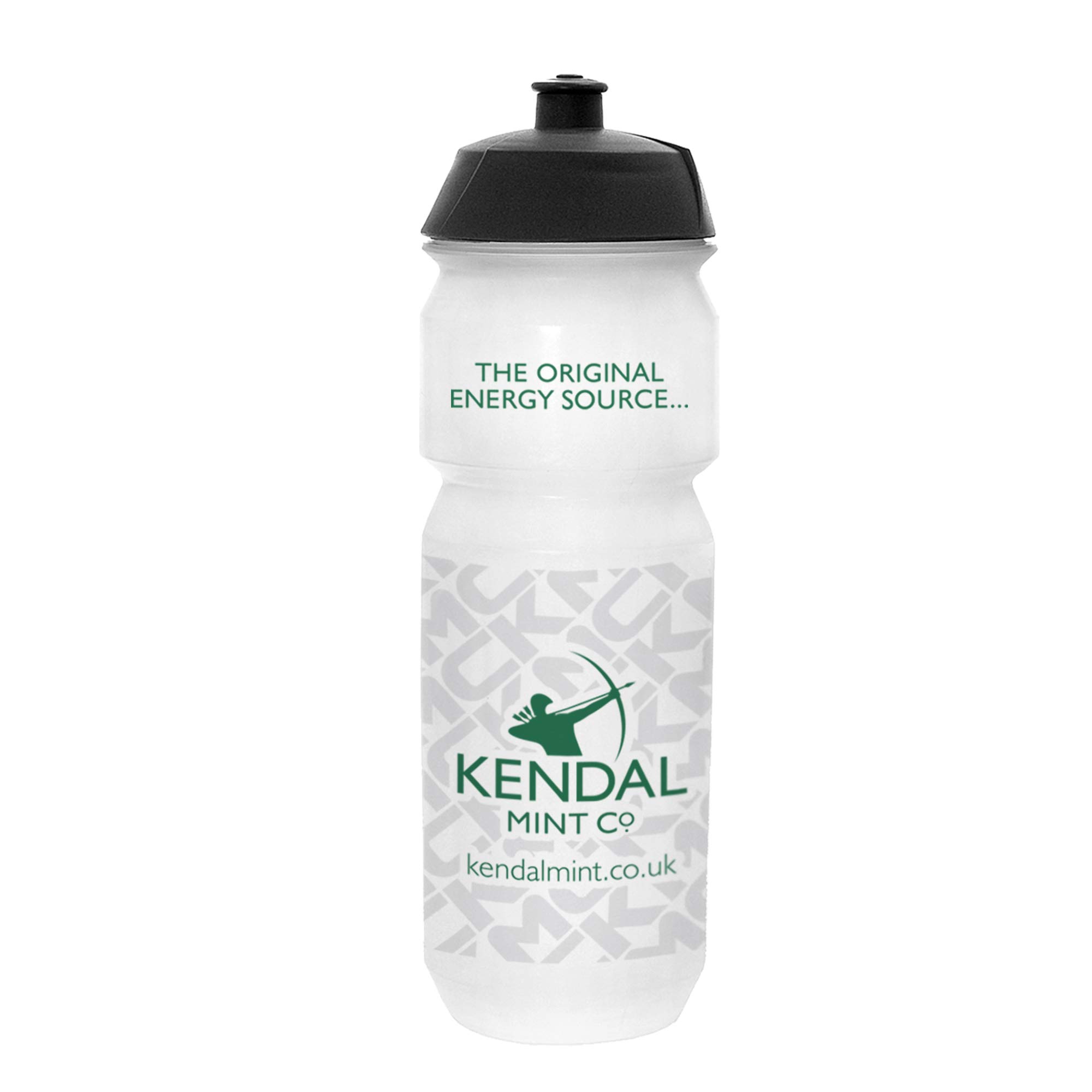 Kendal Mint Co. KMC Bio Water Bottle/Bidon 750ml for sports cycling 50ml measures Biodegradable Non Toxic Easy Squeeze Leak Proof BPA Free (Transparent) — image 1
