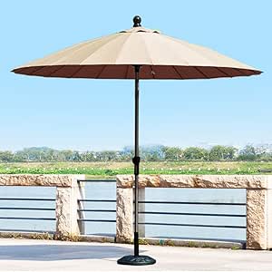CDHH Sombrilla De Patio Al Aire Libre, Sombrilla De Jardín, Basculante
