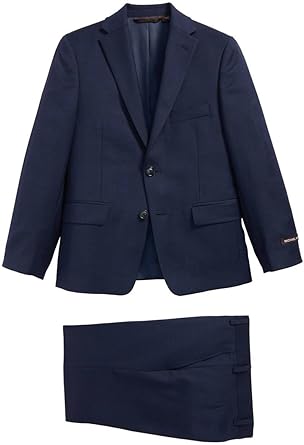 michael kors blue plaid suit