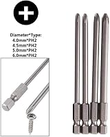 Bestgle 16pc 1/4 Inch Magnetic Screwdriver Bits Set 100mm Hex Torx Phillips view 4