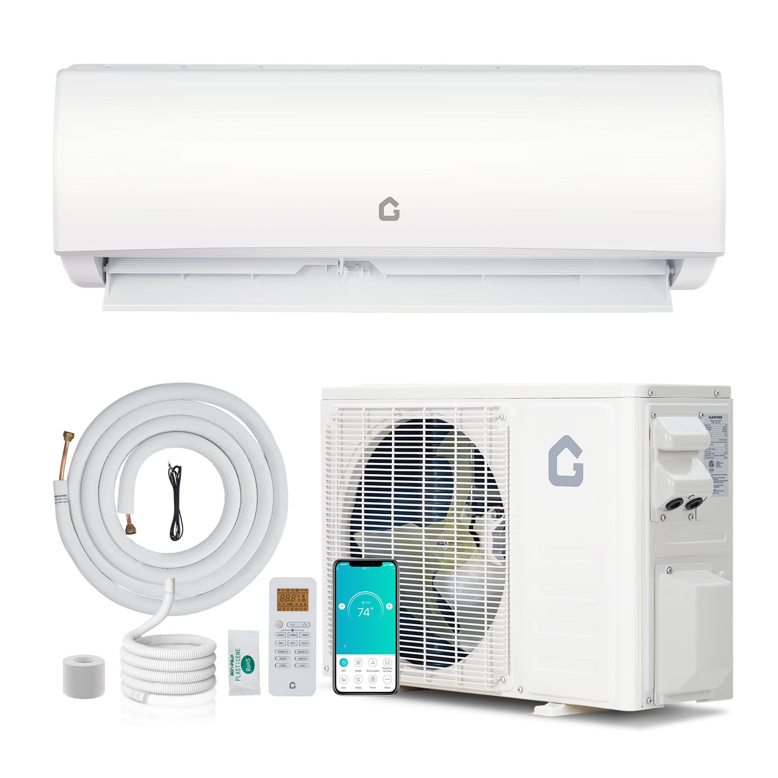 Photo 1 of *-DESCRIPTION IS FOR REFERENCE ONLY*Garvee 24000 BTU Mini Split AC/Heating System, 