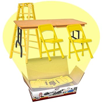 Figures Toy Company Ultimate Ladder Table And Chairs Yellow
