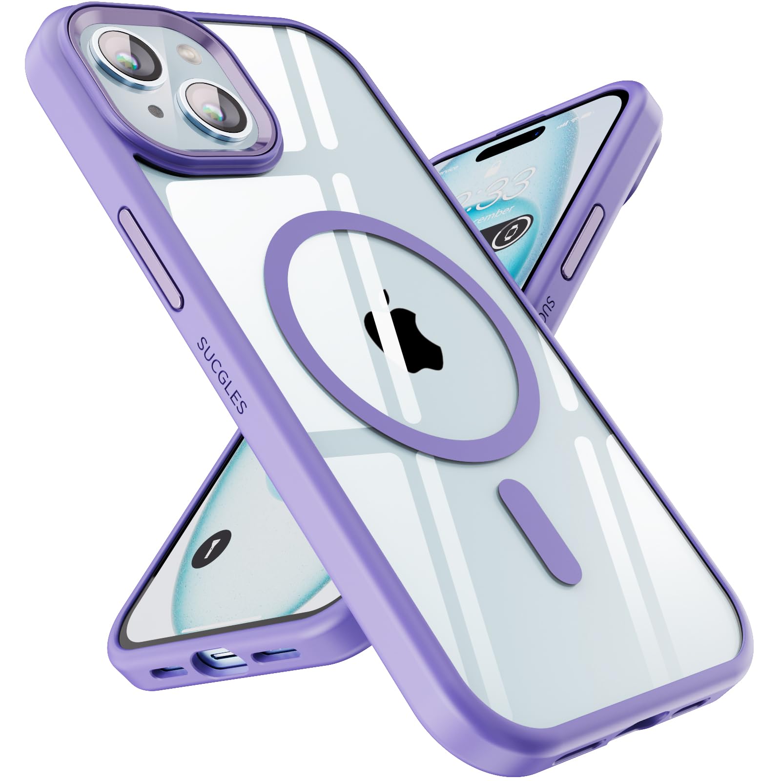 SUCGLES for iPhone 15 Plus Case with
