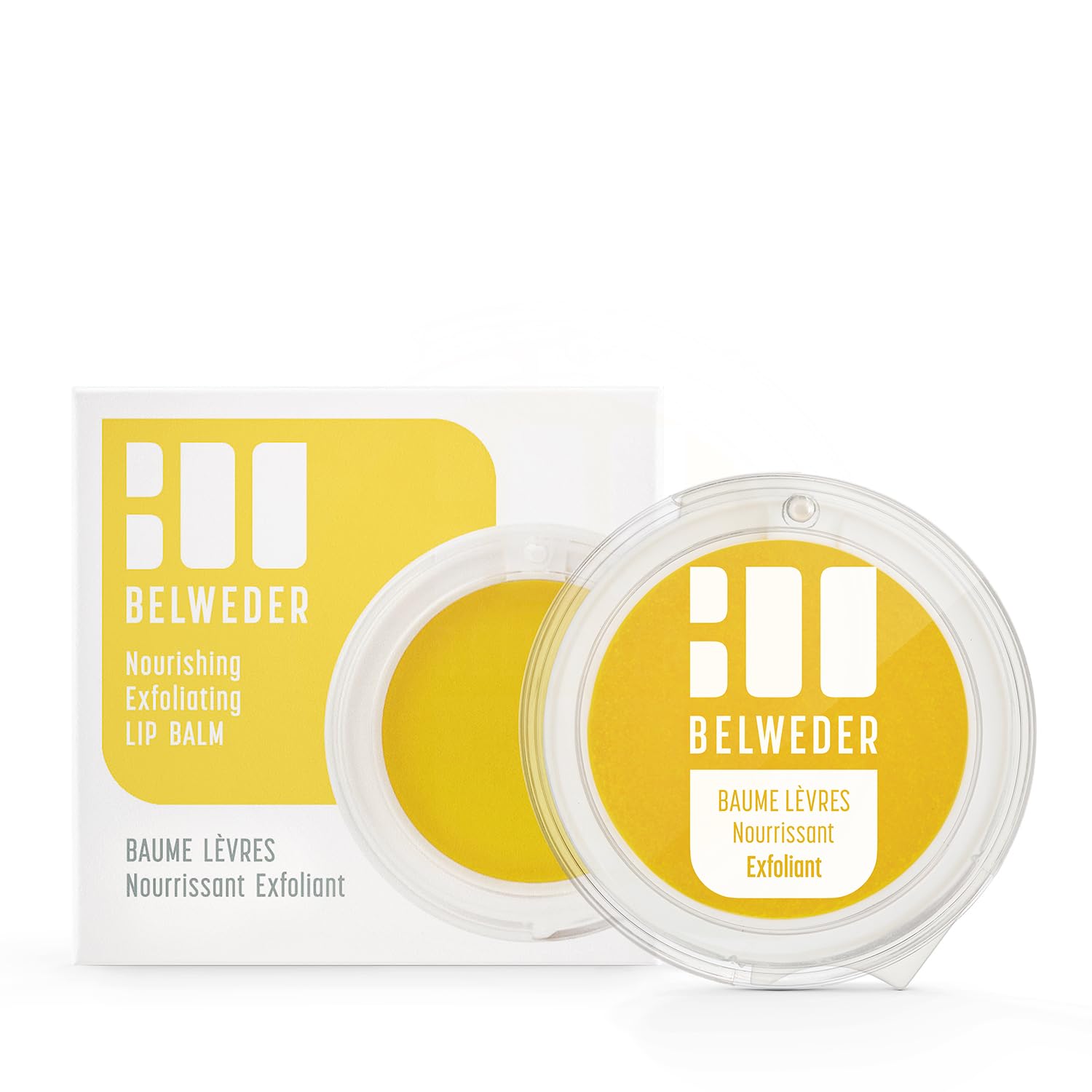 BELWEDER - Lip Balm Exfoliating and Nourishing 5,5 ml - 2 in 1 Lip Care - Lip Scrub, Hydration and Regeneration - Transparent Lip Balms For Men and Women