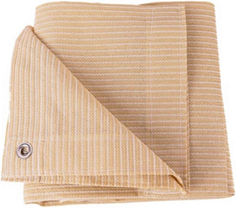 BYWWANG Beige shade net garden shade cloth cover home plant shade net