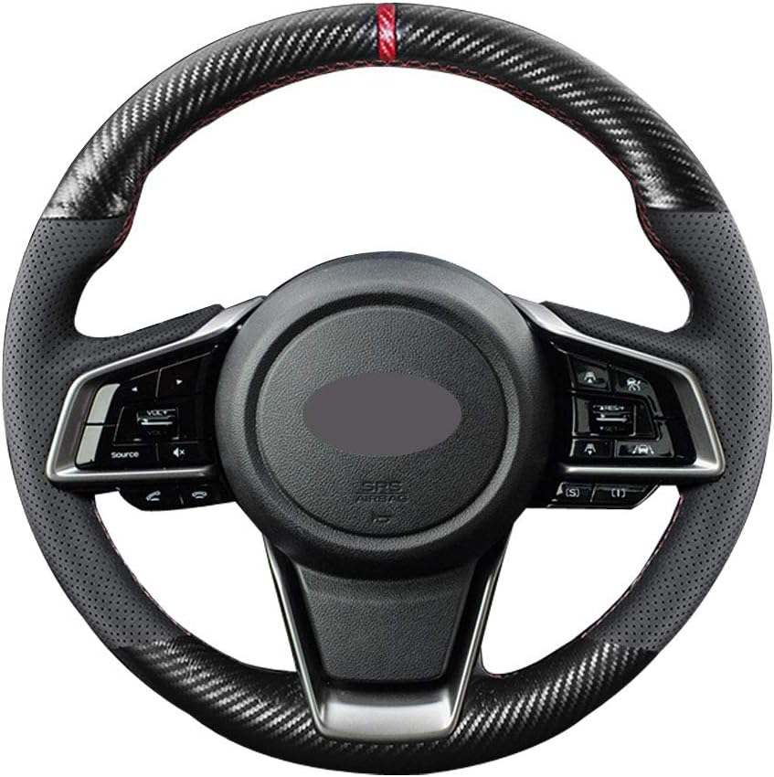 Amazon.com: DIY Sew Black Microfiber Leather Car Steering Wheel Cover