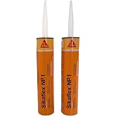 Sikaflex NP1 Polyurethane Sealant, Grey (Pack of 2)