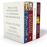 Walter Isaacson: The Genius Biographies: Benjamin Franklin, Einstein, Steve Jobs, and Leonardo da Vinci