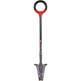 Root Slayer 23311 Perennial Garden Shovel, Fiberglass Shaft, Red