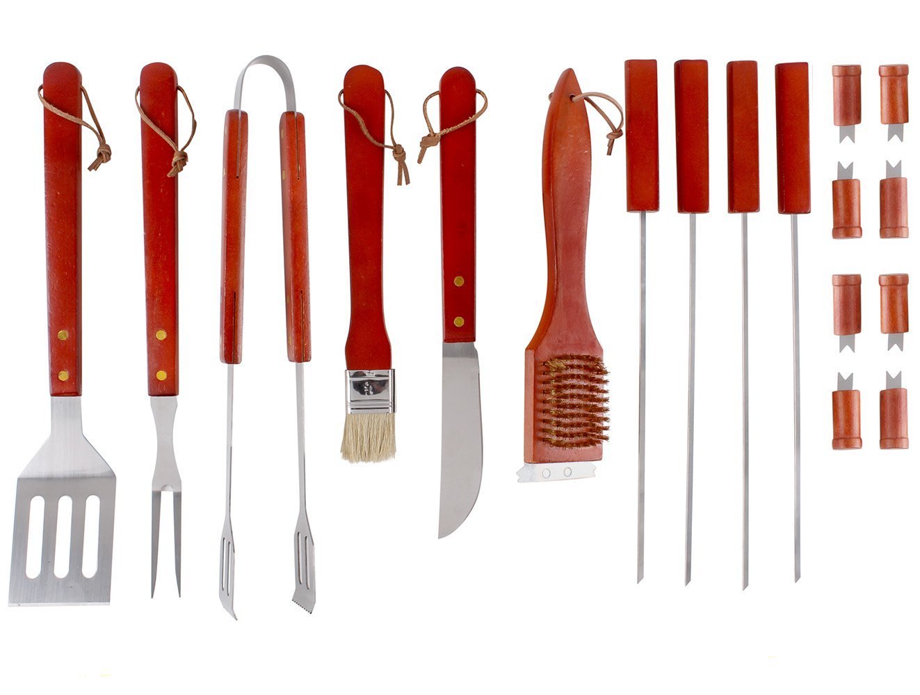 Barbecue Tool Sets Estilo 18 Piece Stainless Steel Barbecue Grill Tool Set With Storage Case Patio Lawn Garden Mceadvisory Com