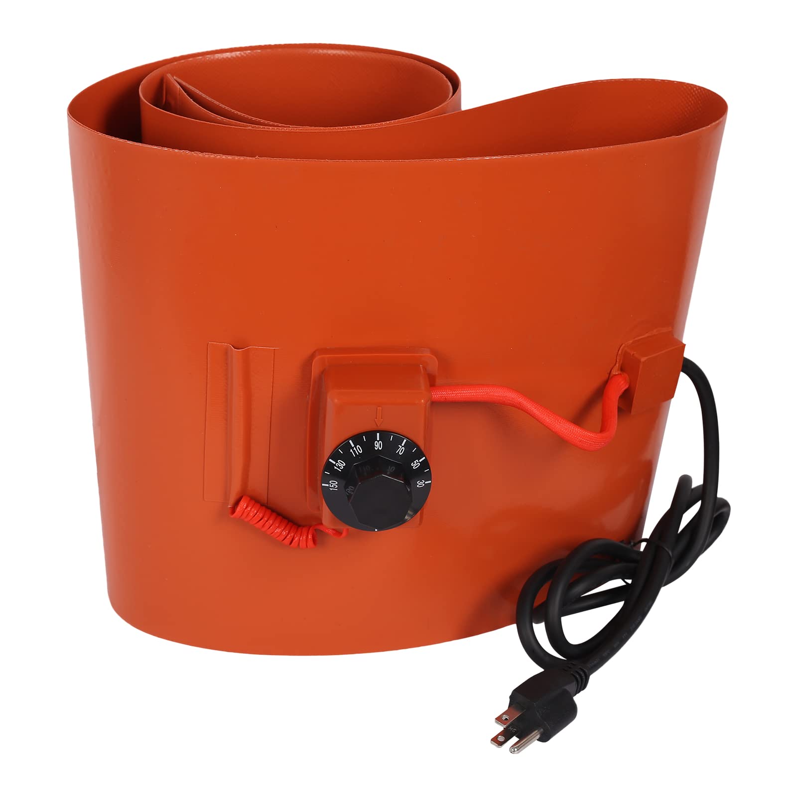 Photo 1 of 55-Gallon Drum Pail Heater Pad-Band - Nopower Silicone Barrel Heat Pad Warmer Electric 150? 120V  10inch